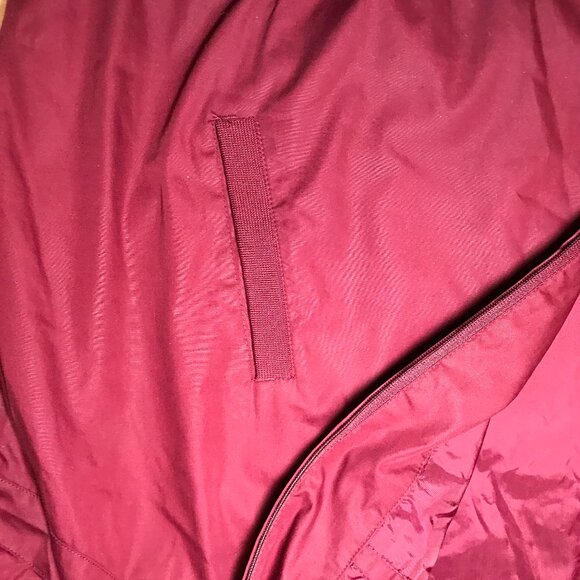 Members Only Jacket VTG Mens Full Zip Burgandy Windbreaker Bomber 4 XLT - Picture 8 of 8